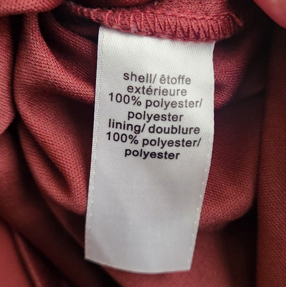 maurices- rust cold shoulder dress - Picture 6 of 6